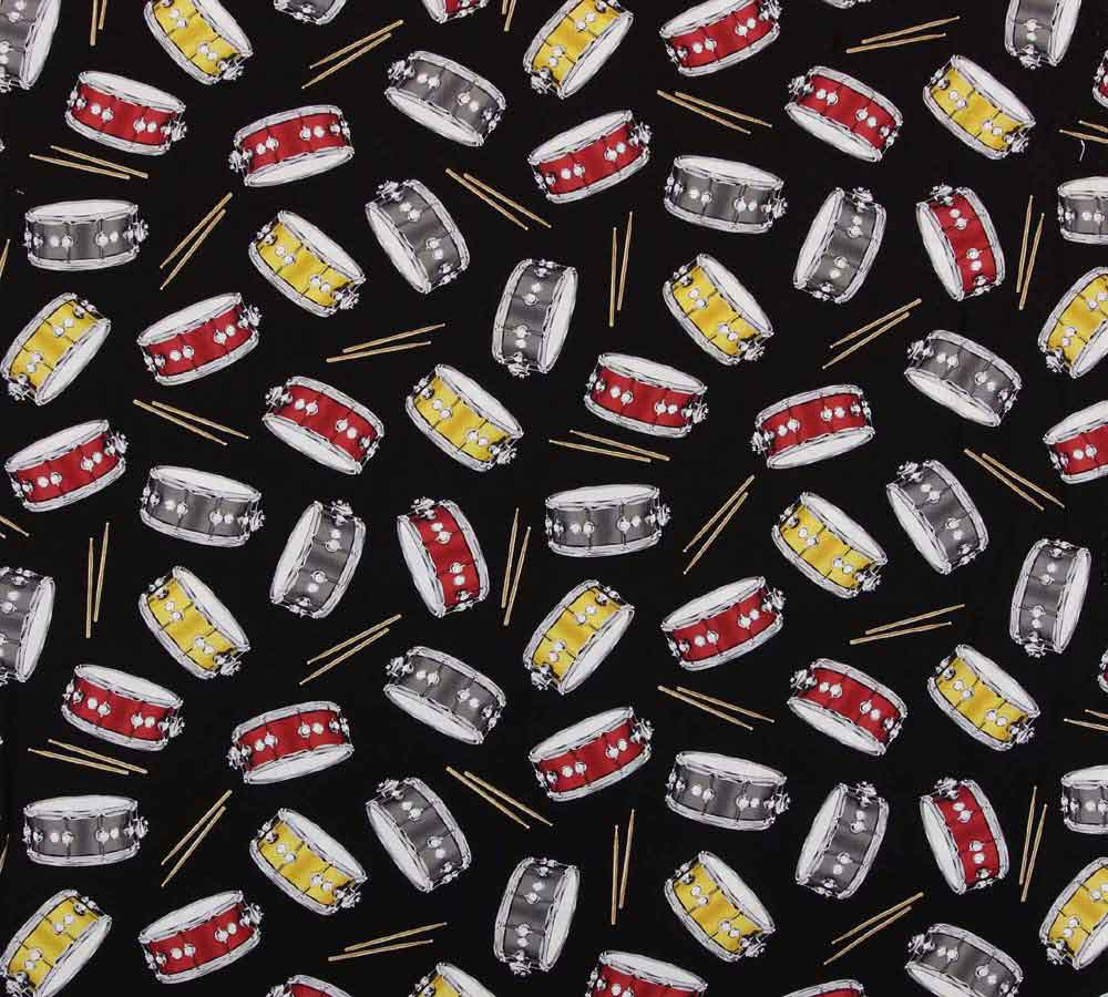 Buy music themed patchwork quilt fabrics at Quiltessential in Derbyshire UK