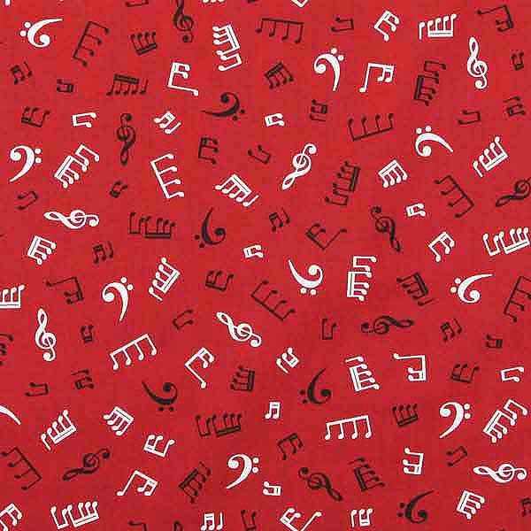 Buy music themed patchwork quilt fabrics at Quiltessential in Derbyshire UK