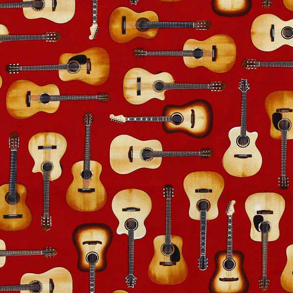 Buy music themed patchwork quilt fabrics at Quiltessential in Derbyshire UK
