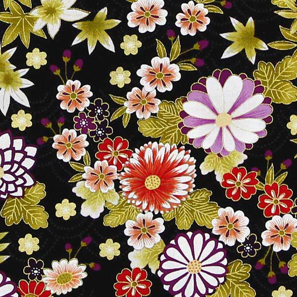 Oriental and Asian style cotton printed fabrics for patchwork quilting